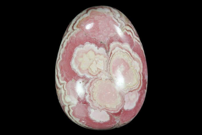 Polished Rhodochrosite Egg - Argentina #100433